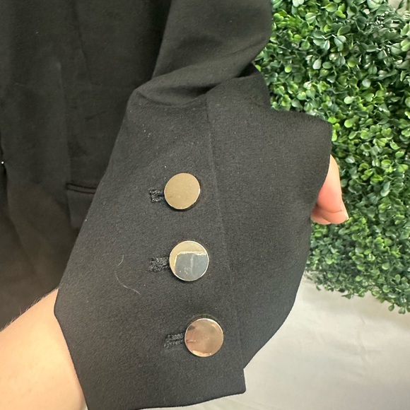 (A9) NWOT Dennis Basso | Black Blazer - Picture 4 of 7